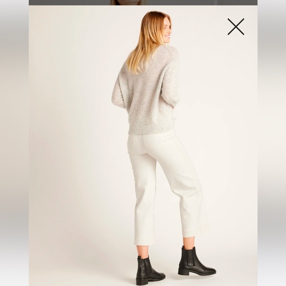 Quince - Baby Alpaca-Wool Diamond Stitch Crew Small - Picture 6 of 6